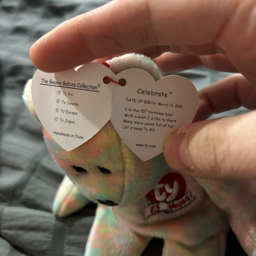 Ty Pastel‎ Bear Plush Toy - Picture 3 of 3